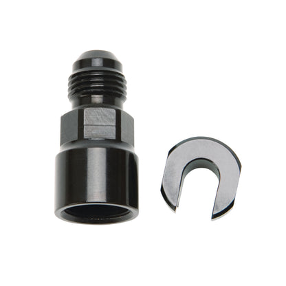 Russell Performance -6 AN Male to 3/8in SAE Quick-Disconnect Female (Black Single) 644123 644123 Photo - Primary