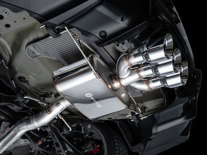 AWE Tuning 2024 Acura Integra Type S DE5 FWD Touring Edition Exhaust w/ Triple Chrome Silver Tips 3015-52335 3015-52335 Photo - Mounted