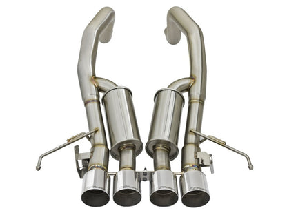 aFe MACH Force-Xp Axle-Back Exhaust System w/ OE-Style NPP Valves 49-34082-P Photo - Unmounted