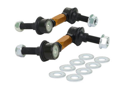 Whiteline Sway Bar Link Kit Heavy Duty Adj Steel Ball Infiniti G35 2003-2008 KLC110 Photo - Primary