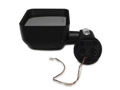 Raxiom 07-18 Jeep Wrangler JK Side Mirrors w/ LED Signal Indicators- Blk J106890 J106890 Photo - Close Up