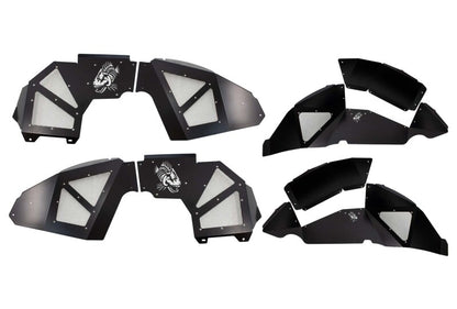 Fishbone Offroad 2018+ Jeep Wrangler JL Front/Rear Set of 4 Aluminum - Blk Powdercoat Inner Fenders FB33130 FB33130 Photo - Primary
