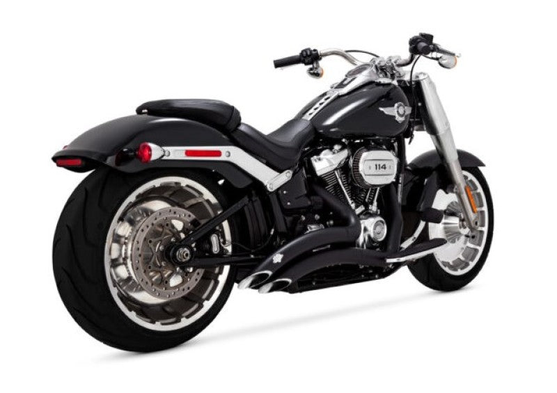 Vance and Hines Vance & Hines HD Ftby/Brkout 18-22 Br 2-2 Black PCX Full System Exhaust 46375 46375 User 1