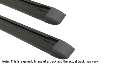 Rhino-Rack 07-10 Jeep Wrangler 2 Door SUV Vortex RLT600 Track Mount 2 Bar Roof Rack - Black JA6190 JA6190 Photo - Primary