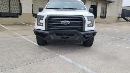 Road Armor 15-17 Ford F150 SPARTAN Front Bumper Bolt-On Pre-Runner Guard - Tex Blk 6151XFPRB 6151XFPRB Photo - Primary