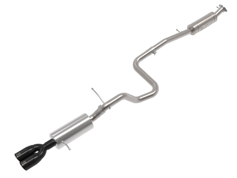 aFe Takeda Series 2 1/2in 304 SS Cat-Back 14-19 Ford Fiesta L4-1.6L (t) w/Black Tip 49-33140-B 49-33140-B Photo - Primary