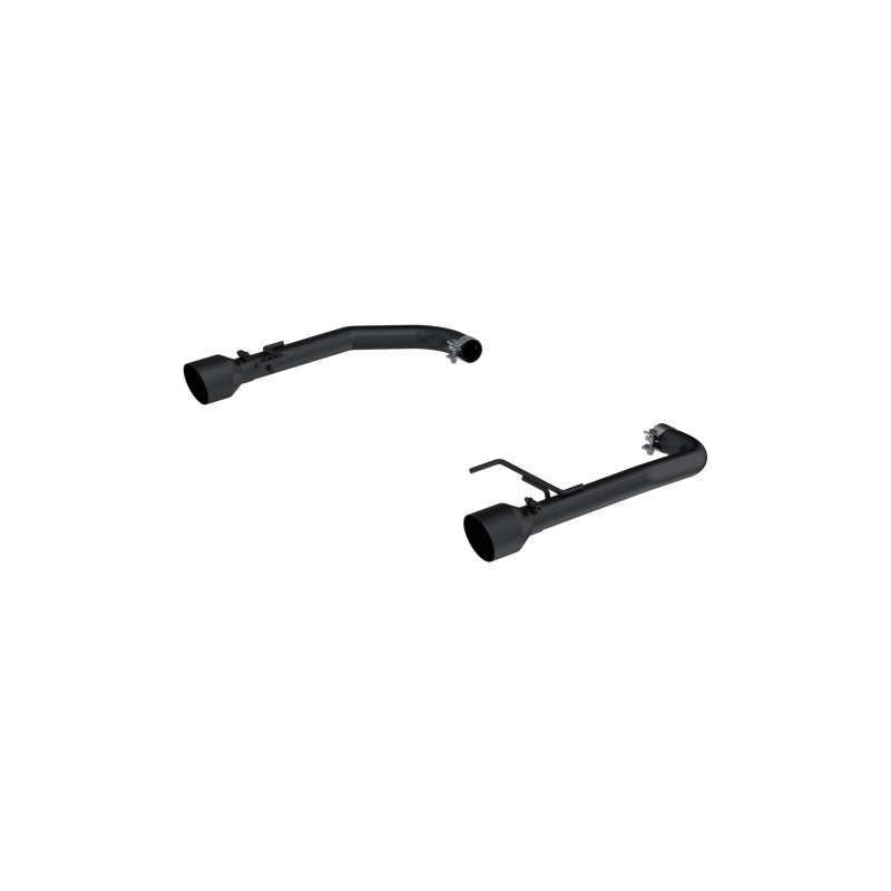 MBRP 15-23 Ford Mustang 2.3L EcoBoost Black 2.5in Axle Back Dual Split Rear Exit (Race Version) S7247BLK S7247BLK Photo - Primary