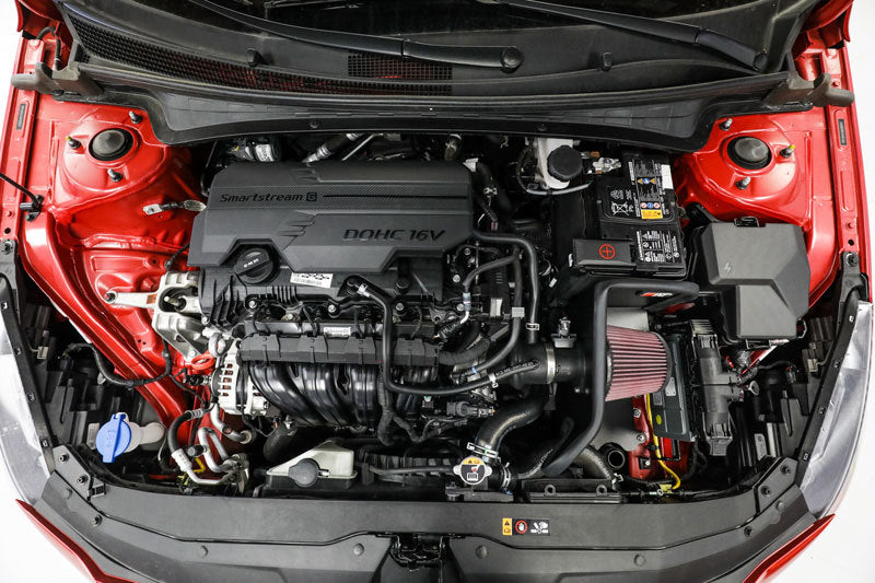 K&N Engineering K&N 2021+ Hyundai Elantra L4-2.0L F/I Typhoon Performance Air Intake System 69-5327TC 69-5327TC Photo - Mounted
