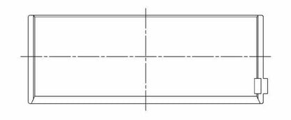 ACL Chrysler 318/340/360 Standard Size High Performance Rod Bearing Set 8B481H-STD 8B481H-STD Technical Drawing