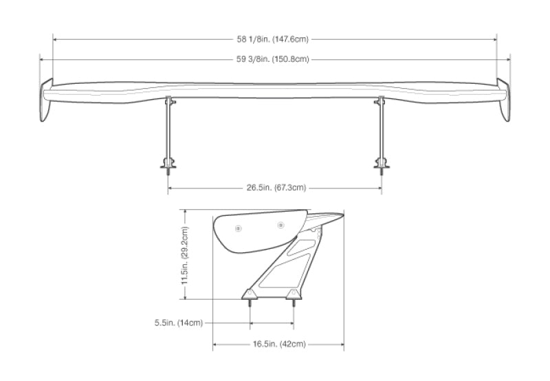 Seibon Universal GT Style Carbon Fiber Rear Spoiler GTWING-1 User 9