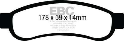 EBC Disc Brake Pad Set DP41893R Photo - Primary