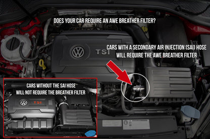 AWE Tuning S-FLO Breather Filter VW/Audi 2.0T 2710-11016 2710-11016 Photo - out of package