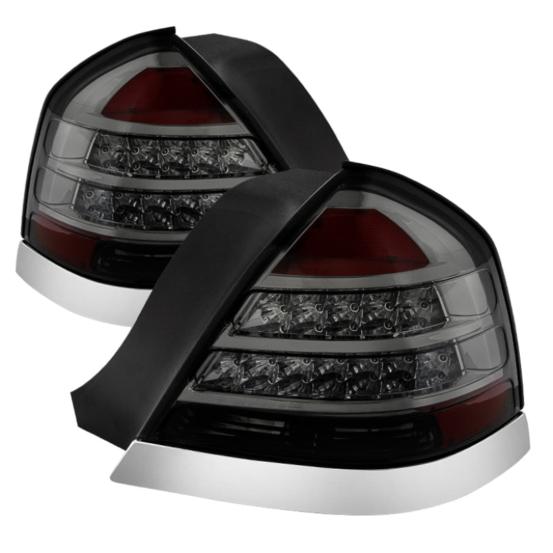 SPYDER Xtune Crown Victoria 98-11 LED Tail Lights Smoke ALT-JH-CVIC98-LED-SM 9027628 9027628 Photo - Primary
