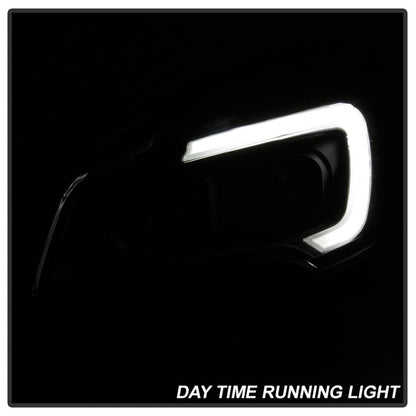 SPYDER xTune 13-16 Ford Escape LED Light Bar Halogen Projector Headlights - Black (PRO-JH-FESCA13-LB-BK) 9042904 9042904 Photo - Unmounted