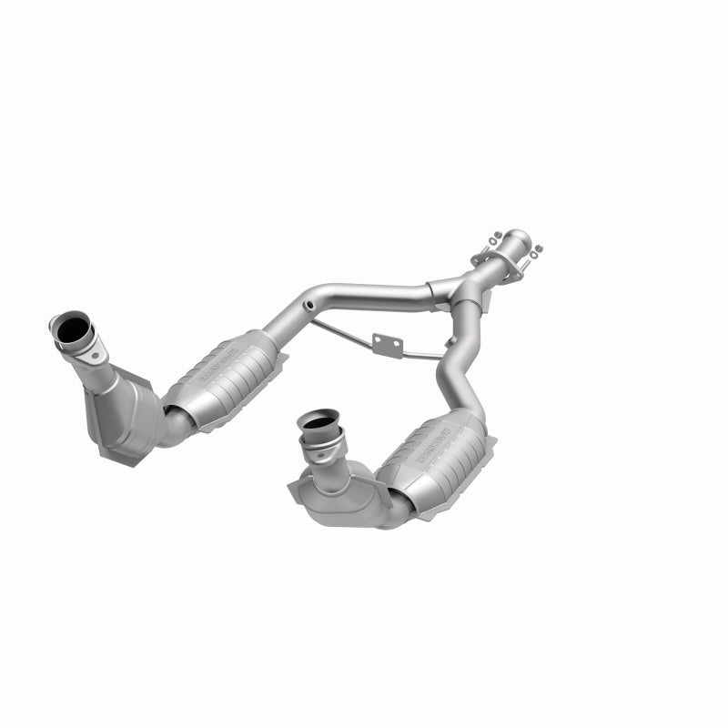 MagnaFlow Ford Mustang HM Grade Federal / EPA Compliant Direct-Fit Catalytic Converter 93344 360 Degree Image Set