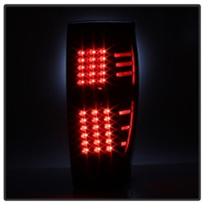 SPYDER xTune 02-06 Chevrolet Avalanche LED Tail Lights - Black Smoke (ALT-JH-CAV02-LED-BSM) 9036842 9036842 Photo - Unmounted