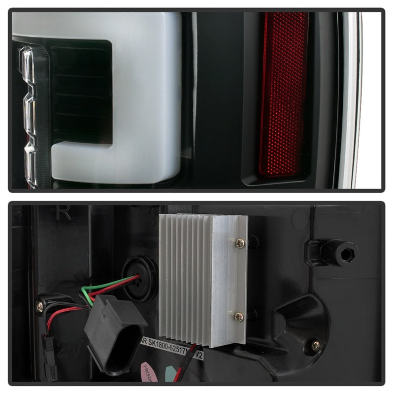 Spyder 17-18 Ford F-250 Super Duty (Excl LED Models) LED Tail Lights - Black (ALT-YD-FS17-LED-BK) 5085580 5085580 Photo - Unmounted