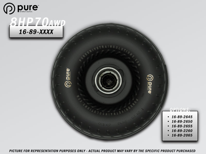 Pure Drivetrain Solutions PDS Billet Race Torque Converter Drivetrain Torque Converters main image