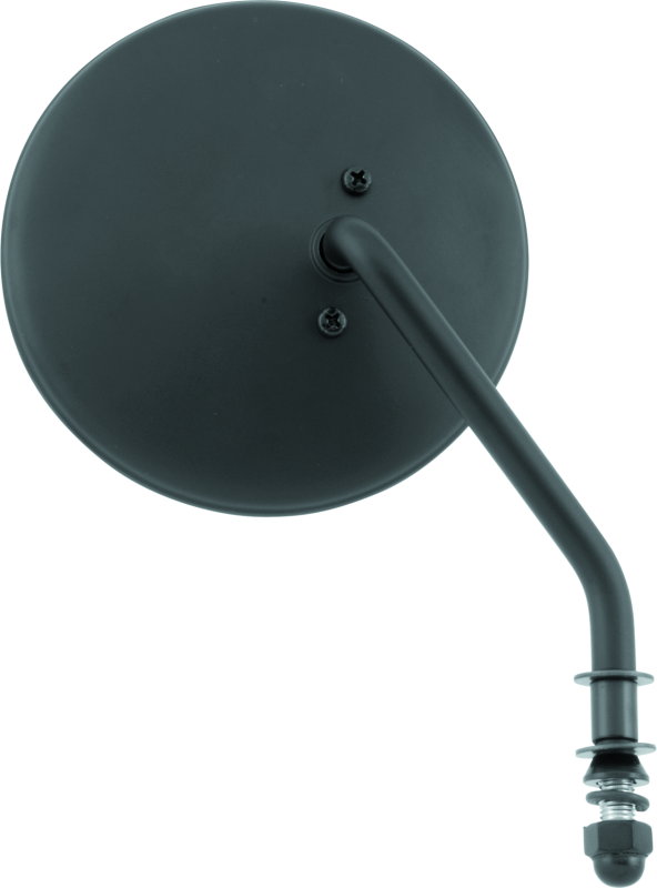 Bikers Choice 4in Round Mirror Blk (Short-R) 482776 482776 Photo - Primary