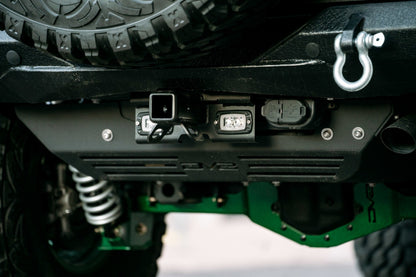 DV8 Offroad 07-21 Jeep Wrangler (JK/JL) Bolt-On Hitch w/ Lights AHJP-01 AHJP-01 Photo - Mounted