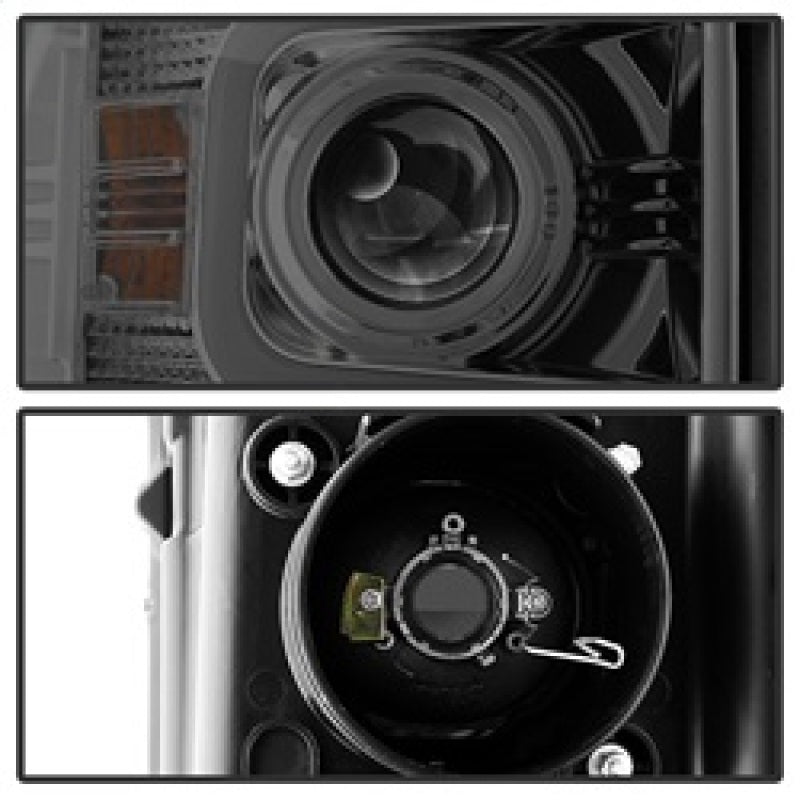 Spyder Chevy Silverado 14-16 2500 HD Projector Headlights Light Bar DRL Smke PRO-YD-CSHD14-LBDRL-SM 5081056 5081056 Photo - Unmounted