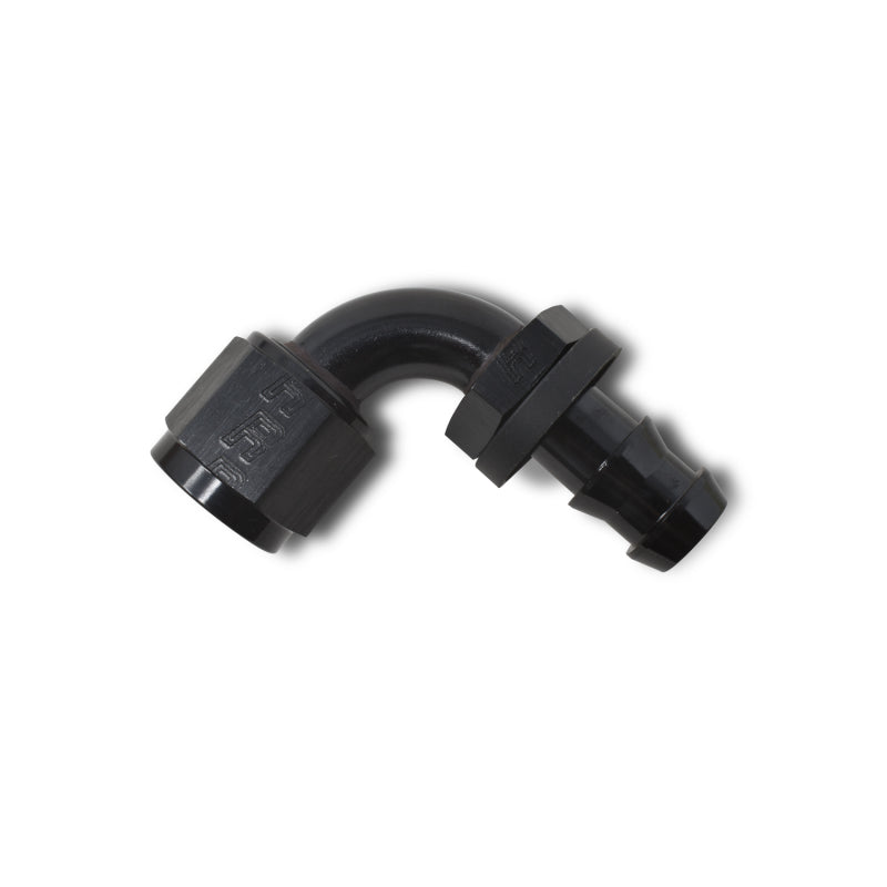 Russell -8 AN 90° Twist-Lok Hose End - Black 624173 Photo - out of package