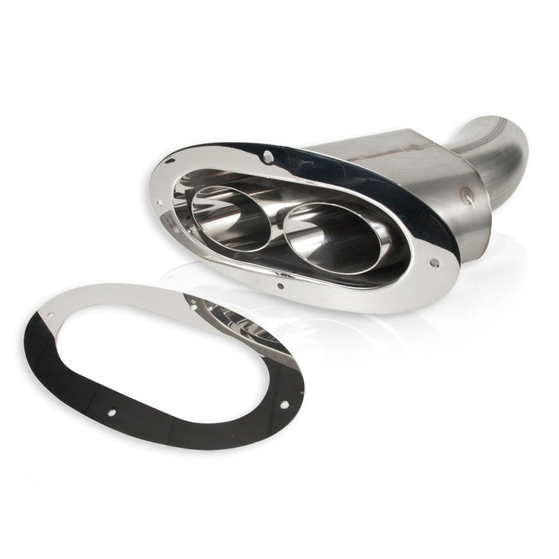 Stainless Works Angled-Oval Through-Body Tip With Tubes ST2815 ST2815 Photo - Primary