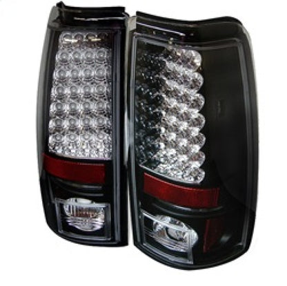 Spyder Chevy Silverado 1500 99-02 (Not Fit Stepside) LED Tail Lights Blk ALT-YD-CS99-LED-BK 5002044 5002044 Photo - Primary