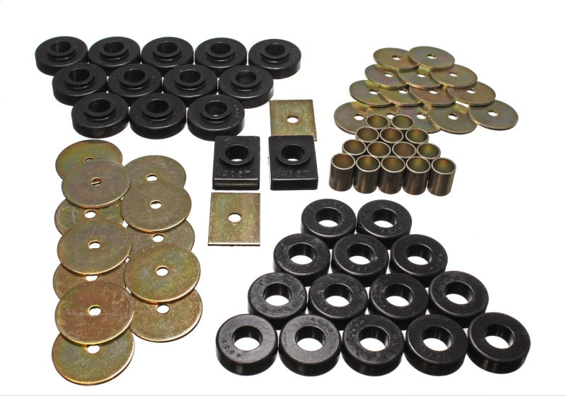Energy Suspension Body Mount Set Black Chevrolet Bel Air All 1955-1957 3.4106G Photo - Primary