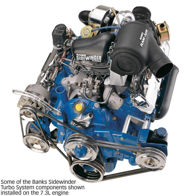 Banks Power 83-93 Ford 6.9/7.3L Trk Man Sidewinder Turbo System - Wastegated 21064 21064 Photo - Unmounted