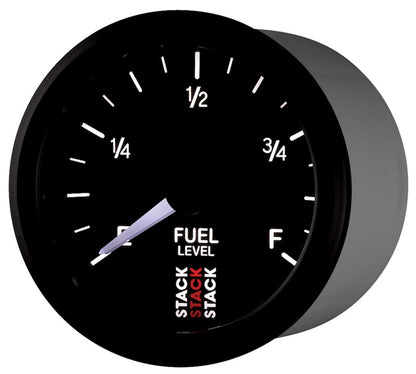 Autometer Stack Instruments 52mm 0-280 Ohm Programmable Pro Stepper Motor Fuel Level Gauge - Black ST3315 ST3315 User 3