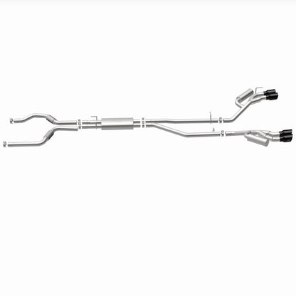 MagnaFlow 20-21 Ford Explorer 3.0L V6 Dual Exit Quad Black Chrome Tip Street Series Cat-Back Exhaust 19515 19515 360 Degree Image Set