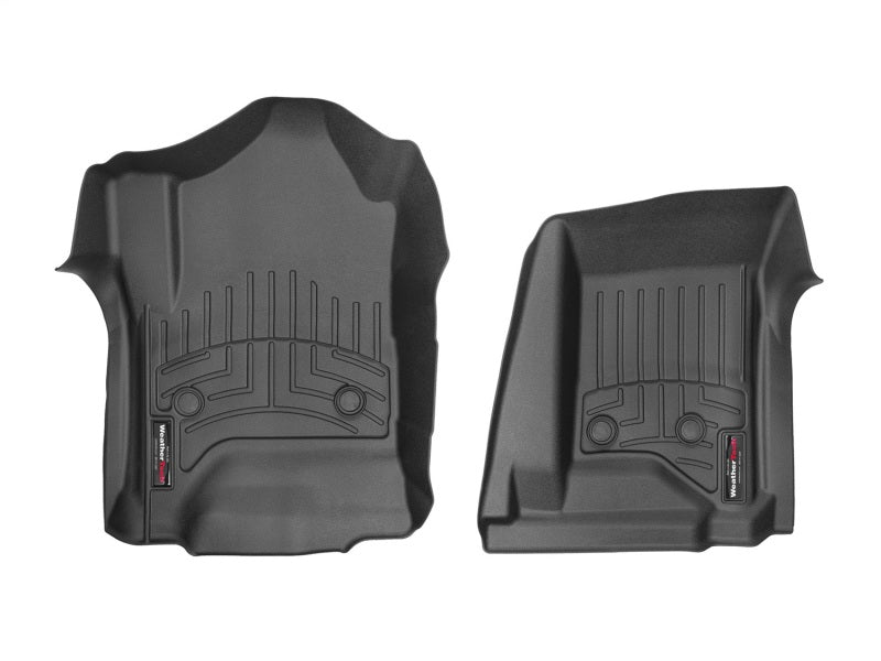WeatherTech 2015+ GMC Sierra / Sierra Denali 3500HD Front FloorLiner for Vinyl Floors - Black 4412671V 4412671V Photo - Primary