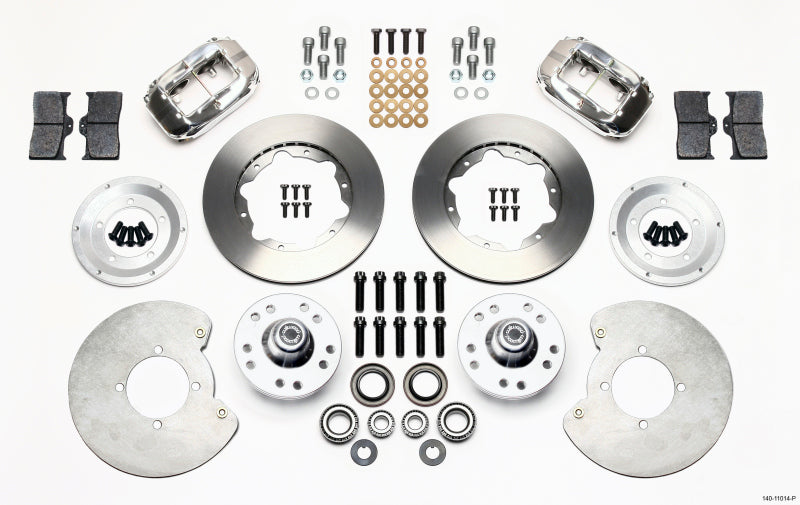 Wilwood FDL Front Kit,11.00",Polished,37-48 Ford Psgr.,360 Plate Mount 140-11014-P Photo - Primary