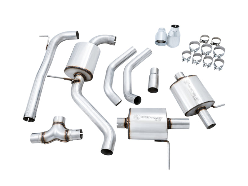 AWE Tuning 18-19 Volkswagen Jetta GLI Mk7 Touring Exhaust - Chrome Silver Tips (Fits High-Flow DP) 3015-22070 3015-22070 Photo - out of package