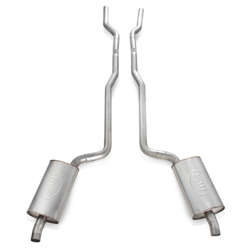 Stainless Works 1968-72 Corvette Exhaust SB 2-1/2in Factory Style Mufflers V6872SW V6872SW Photo - Primary