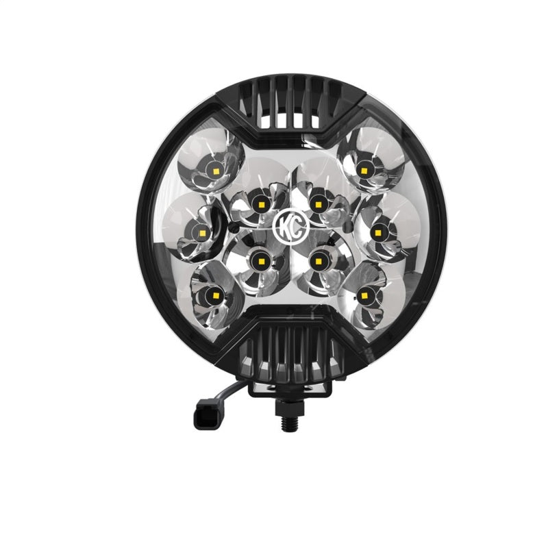 KC HiLiTES SlimLite 6in. LED Light 50w Spot Beam (Single) - Black 1100 1100 Photo - Primary