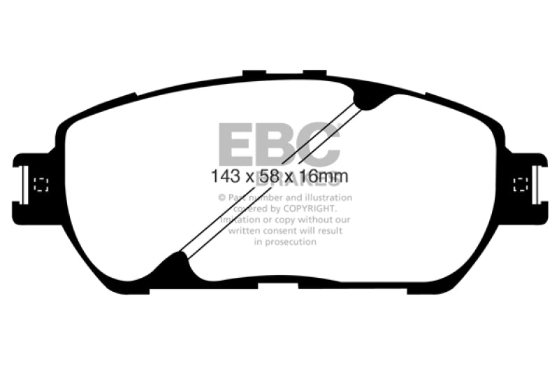 EBC Disc Brake Pad Set DP61674 Photo - Primary