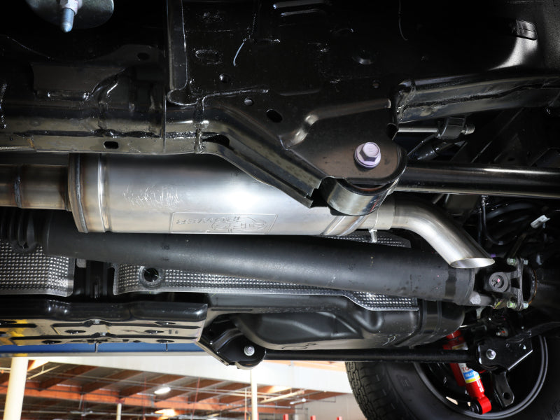 aFe 2024 Toyota Tacoma L4-2.4L ROCK BASHER 2.5in 409 Stainless Steel Cat-Back Exhaust System 49-46073 49-46073 Photo - Mounted