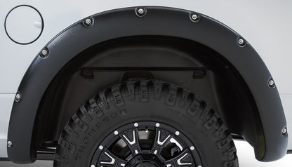 Stampede 2009-2018 Dodge Ram 1500 67.4/76.3/96.3in Ruff Riderz Fender Flares 4pc Textured 8421-5 8421-5 Photo - Mounted