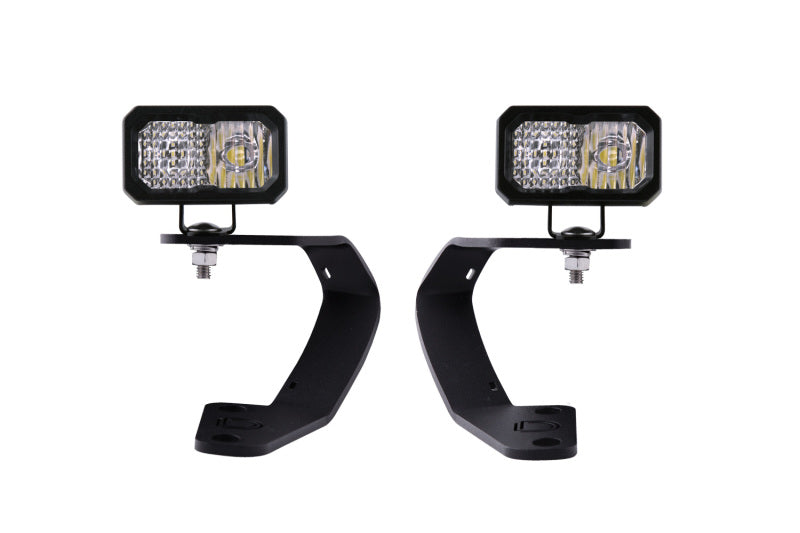 Diode Dynamics 10-21 Toyota 4Runner Stage Series 2in LED Ditch Light Kit Sport - White Combo DD6750 DD6750 Photo - Primary