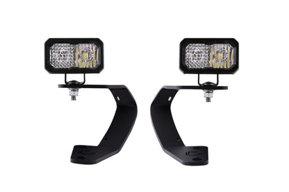 Diode Dynamics 10-21 Toyota 4Runner Stage Series 2in LED Ditch Light Kit - Pro White Combo DD6752 DD6752 Photo - Primary