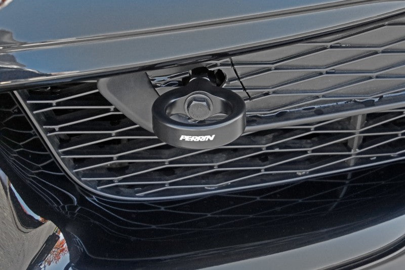 Perrin 2020 Toyota Supra Tow Hook Kit (Front) - Black PTP-BDY-230BK PTP-BDY-230BK Photo - Primary