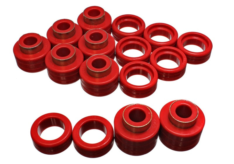 Energy Suspension Body Mount Set Red Chevrolet C1500 All 1988-1999 3.4122R Photo - Primary