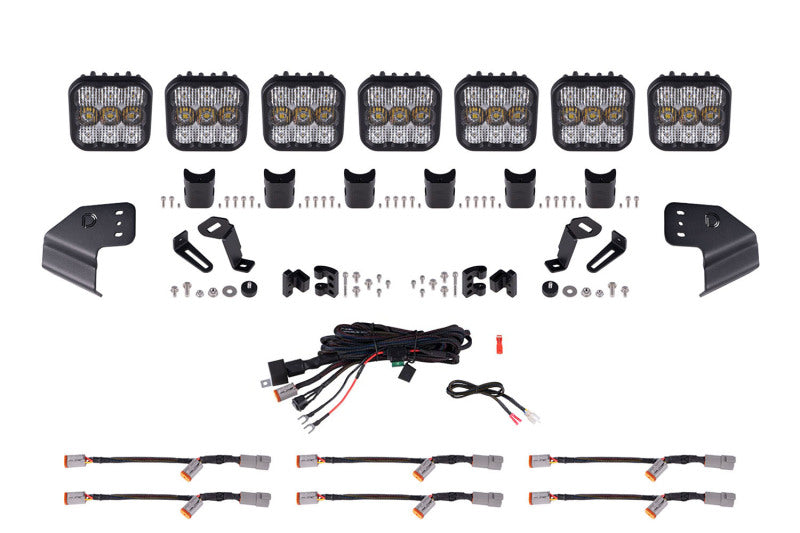 Diode Dynamics Bronco SS5 Sport CrossLink Windshield - White Combo Lightbar Kit DD7232 DD7232 Photo - Primary