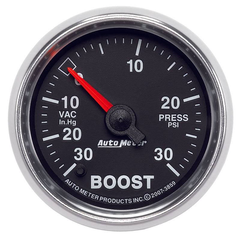 Autometer GS 30inhg-30PSI Digital Vac/Boost Gauge 3859 3859 Photo - Primary