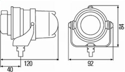 Hella Lamp Kit Micro DE Premium Driver D2S 12V 008390821 008390821 Technical Drawing