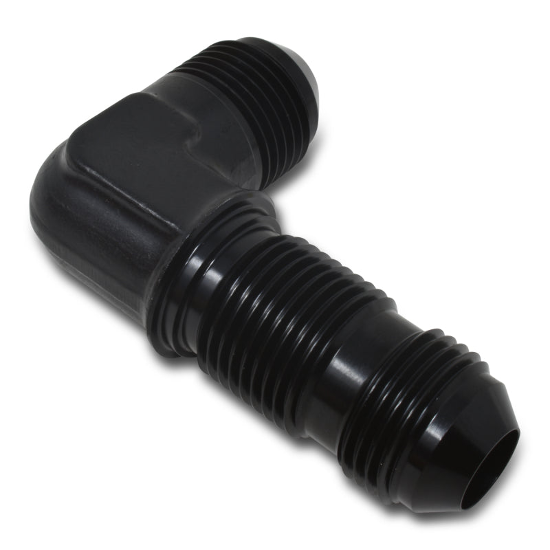 Russell -6 AN 90° Flare Bulkhead Adapter (Black Finish) 661253 Photo - out of package