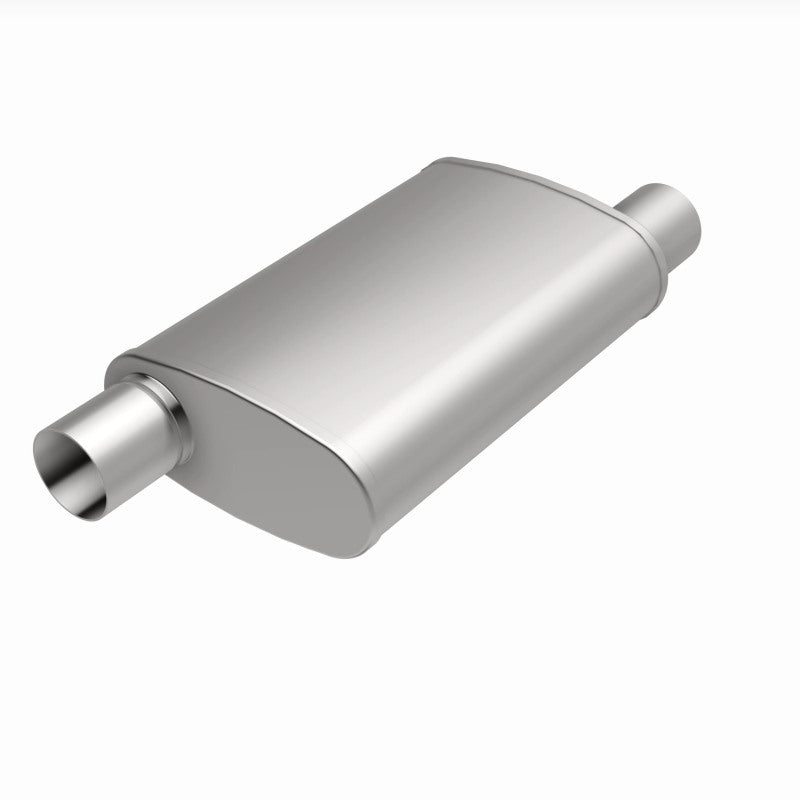 MagnaFlow 4" X 9" Oval Offset/Offset XL Multi-Chamber Performance Muffler 13236 360 Degree Image Set
