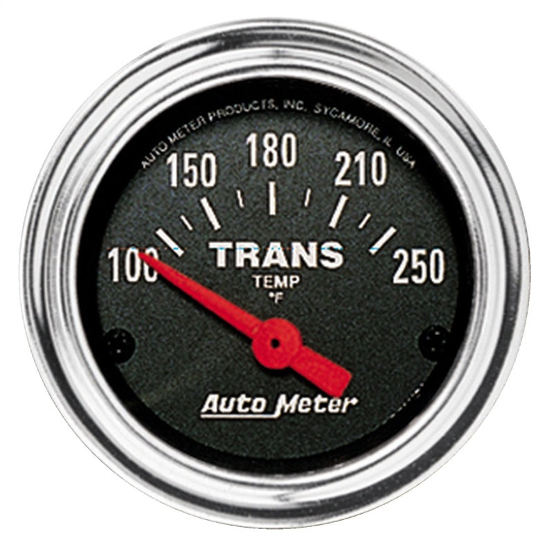 Autometer Gauge, Trans. Temp, 2 1/16", 100-250 Deg F, Elec Traditional Chrome 2552 Photo - Primary